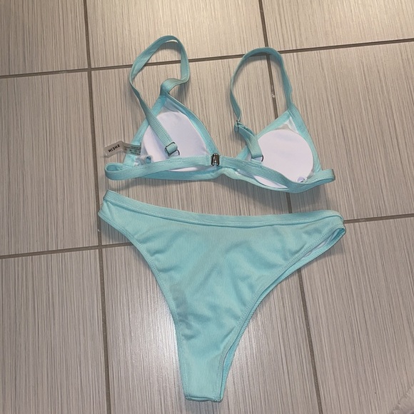 SHEIN Swim Light Blue Bikini Set Poshmark